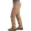 DECATHLON FORCLAZ TRAVEL100 Hiking Durability Solid Color Slim Cargo Pants Men's Brown