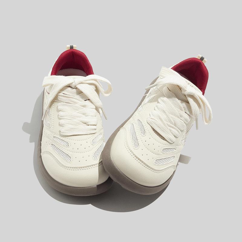 

Модная обувь Dexun Универсальная белая обувь Инс Трендовая женская обувь Плоский каблук Мягкая подошва Одинарная обувь Сетчатые дышащие кроссовки 37