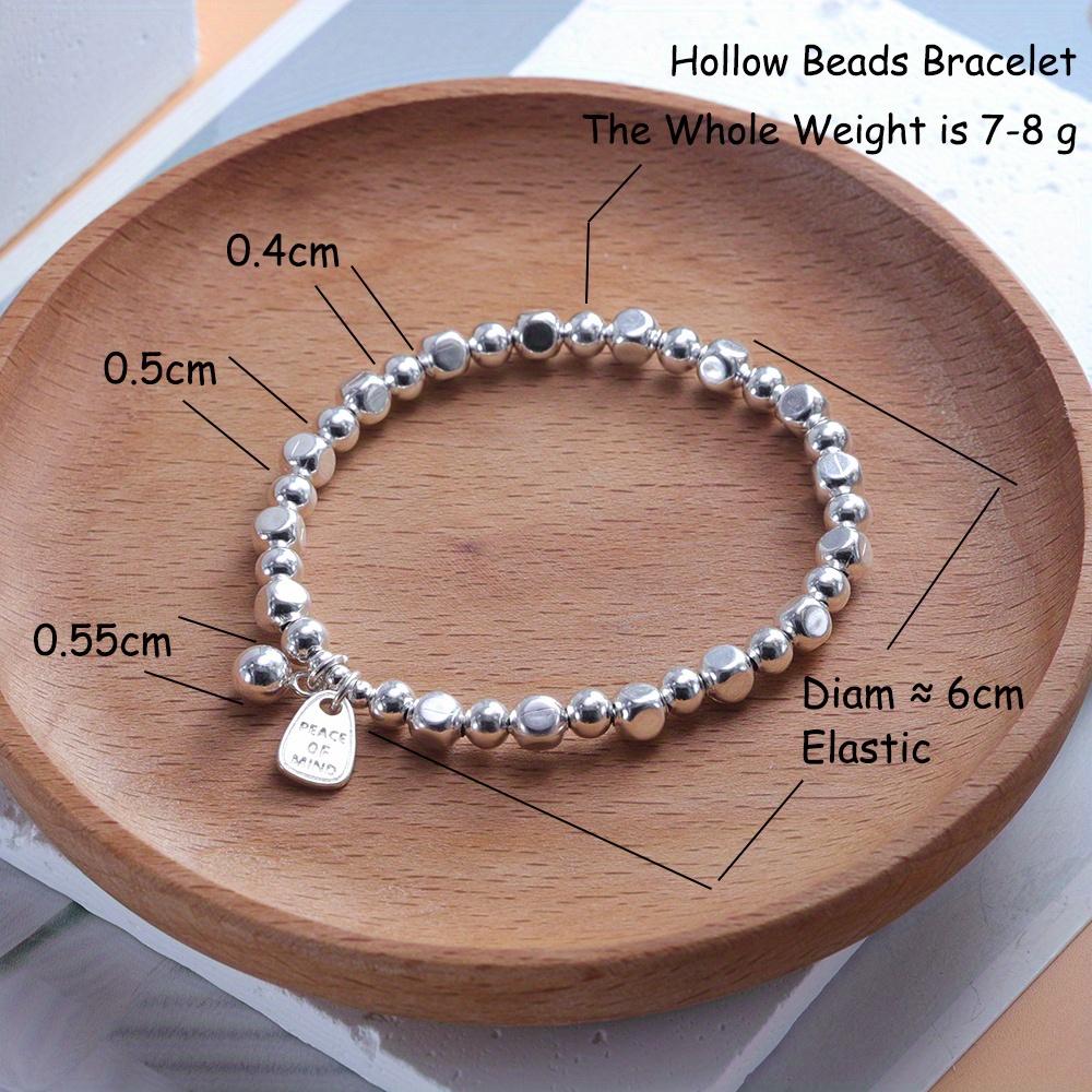 New Geometry Bead Punk Comfortable Words Irregular Bracelet Women's Fashion Jewelry Gift for Girls