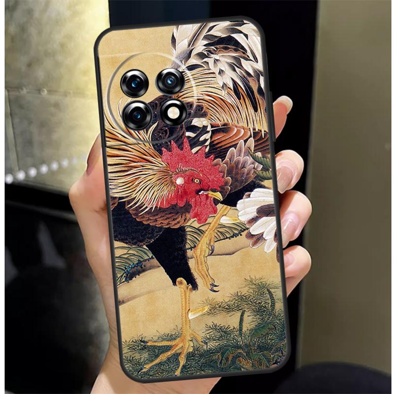 Hahn Hahn Hühnchen Hülle Für OnePlus Nord 4 CE 3 2 Lite N30 N20 N10 OnePlus 13 12 11 10 Pro 10T 8T 12R 13R Hülle