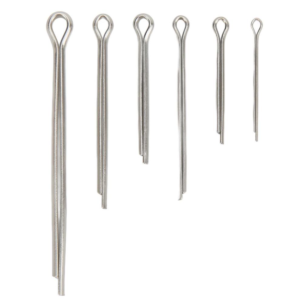 90PCS Stainless Steel Hairpin Cotter 6 Sizes Cotter Pin Assortment Kit  Automotive Repair