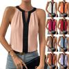 Womens Spring Tops Sleeveless Neck Blouse Summer Shirts for Women Casual Loose Fit Tunic Womens Summer Shirts 2026 Dressy Tops for Women