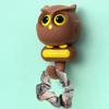 Owl-Shape Hook Multipurpose Hat Scarf Key Hanging Hook Wall Storage Rack Kitchen Bathroom Organizer Hanger