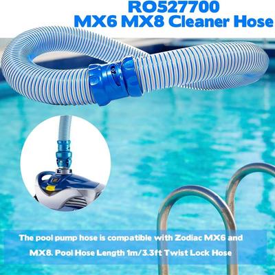 MX8 Poolreinigungsschlauch Benutzerfreundlicher Schwimmbadreiniger Verriegelbarer Schlauch MX8 Vakuumsystem Langlebig Erfüllt vielfältige Bedürfnisse