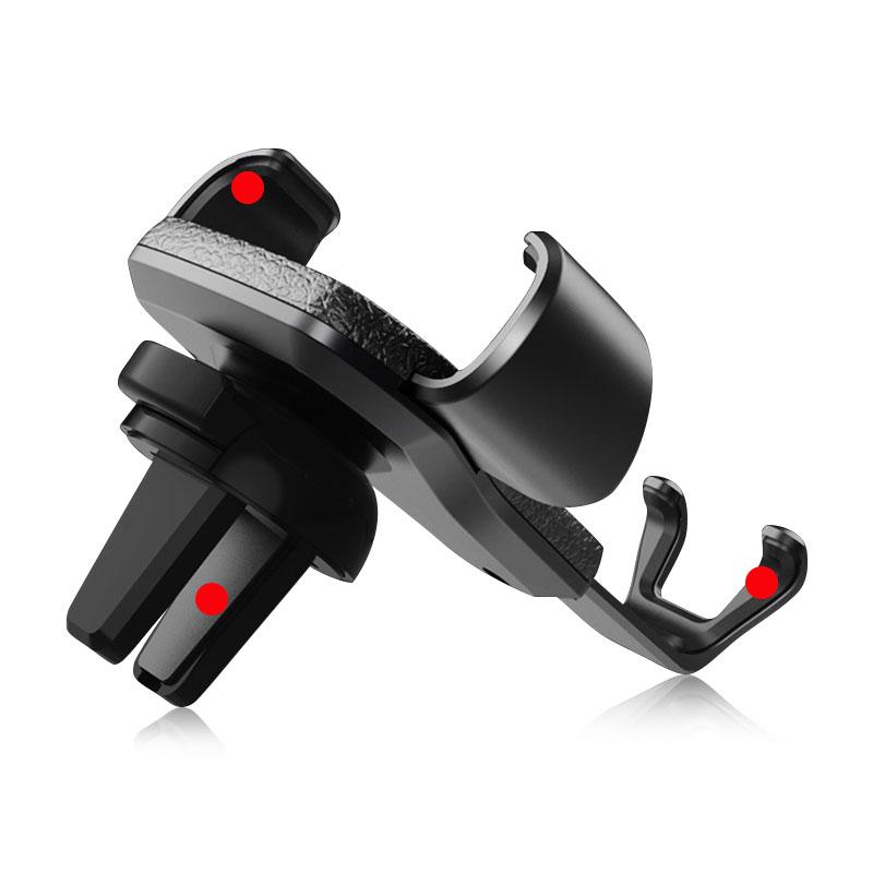 Gravity Car Badge Phone Holder Bracket Air Clip Mount Stand Accessories For Hyundai Tucson Solaris I30 Creta IX35 I40 IX20 Veloster