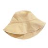 Beige Sun Fashionable Hat For Women Wide Brim Fisherman Hat Lightweight Breathable And