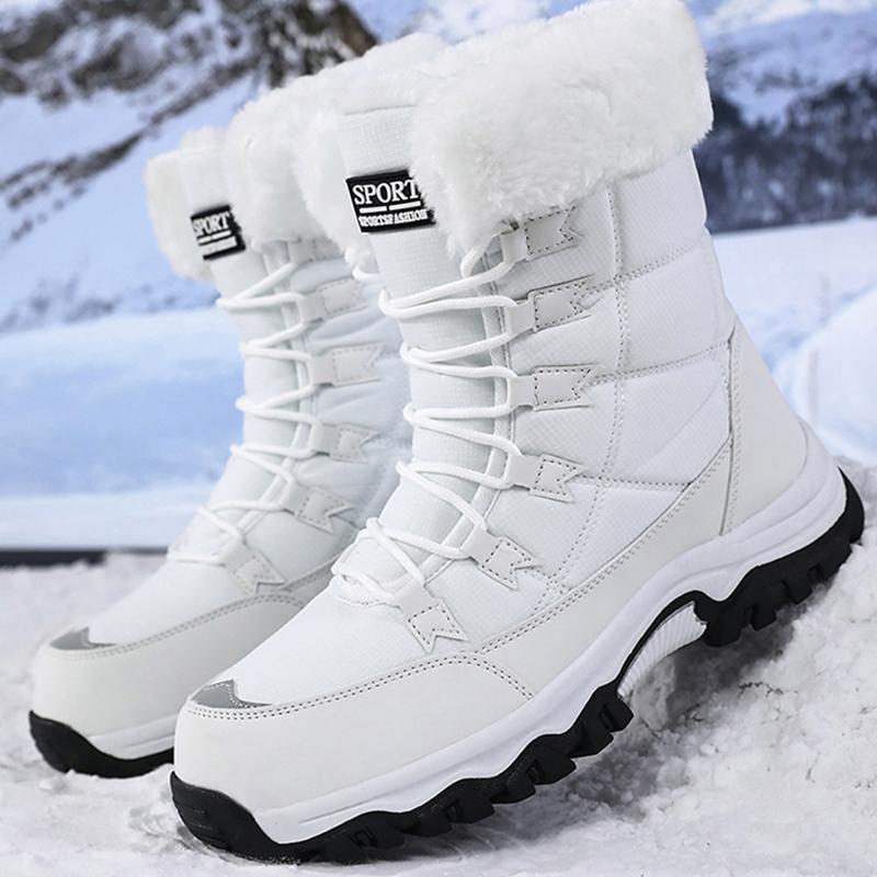 Winter Women's High-top Non-slip Waterproof Wear-resistant Snow Boots Korean Winter Boots