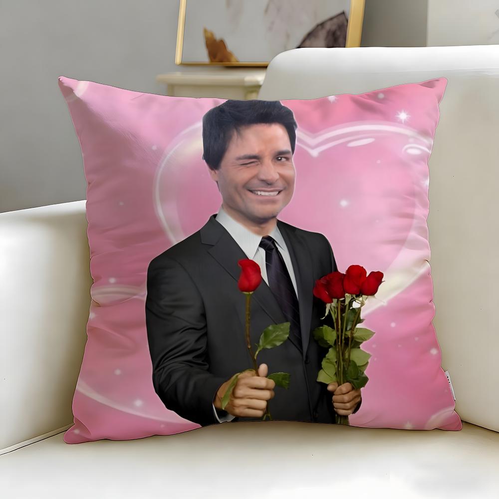 

popular singer Chayanne Chiquito Cushion Cover Soft & Easy-Wash Pillow Case – Versatile for Couch, Bed, Travel and Office 30cmx30cm