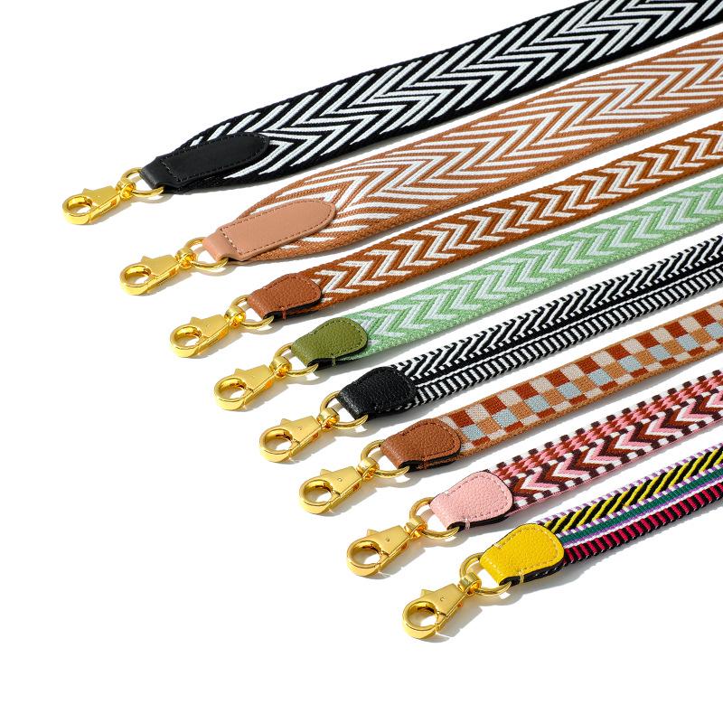 F-26 Twill Canvas Bag Strap: 2.5CM Width, 5CM Adjustable Wide Shoulder Strap for Versatile Suitcase and Bag Accessories