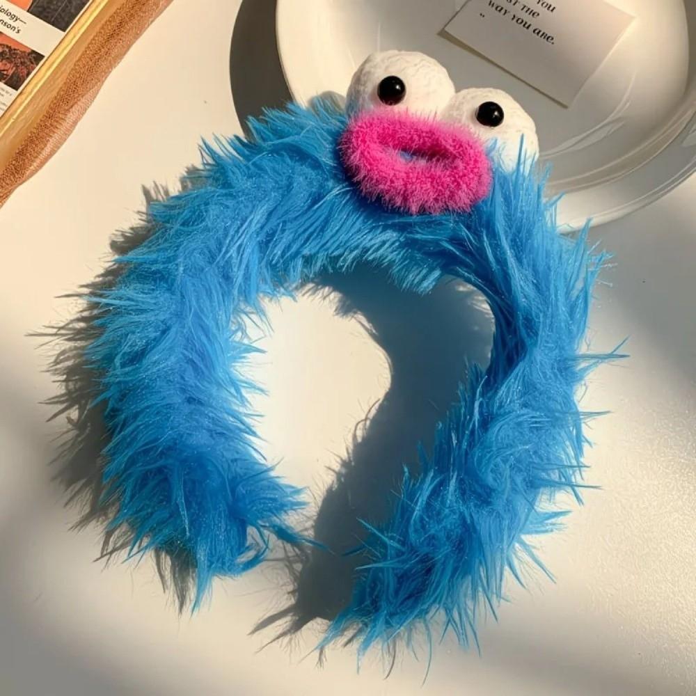 Colorful Headband Plush Funny Hair Hoop Creative Cosplay Hairband