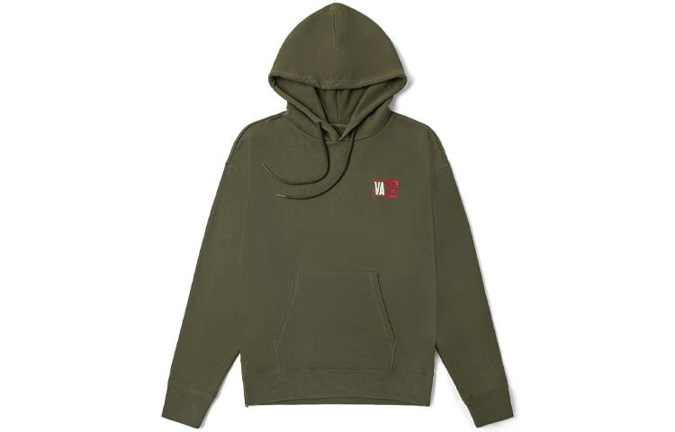 Vans Sweatshirts Unisex Army Green Hooded Moderate Regular VN0A54JKKCZ L