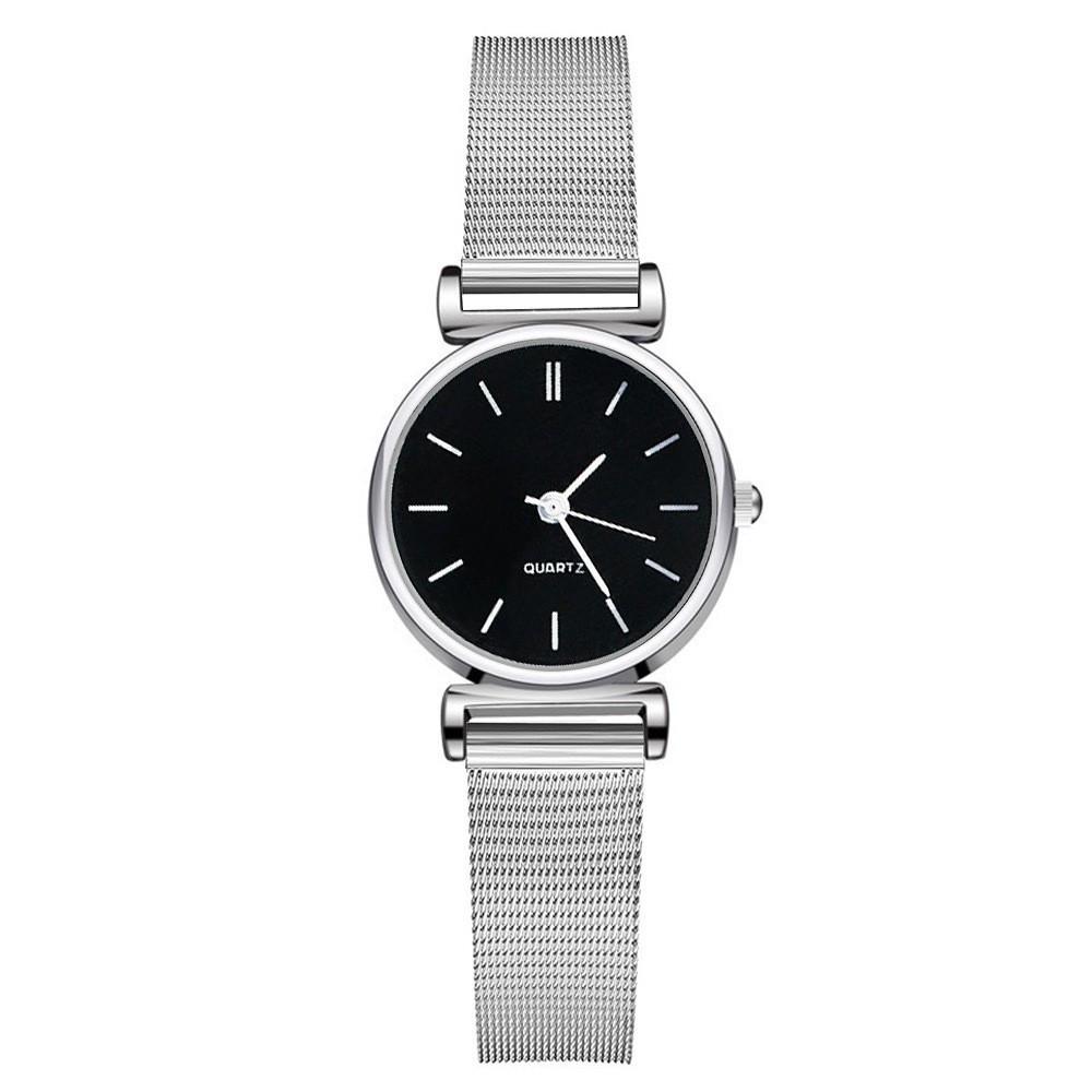 Preppy Style Women's Quartz Watches with Mesh Strap
