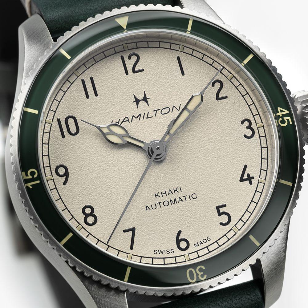 [Hamilton] Khaki Aviation Pilot Pioneer Automatic Moss Green 38mm H76255810
