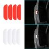 4Pcs Universal Auto Car Door Open Sticker Reflective Tape Safety Warning Decal