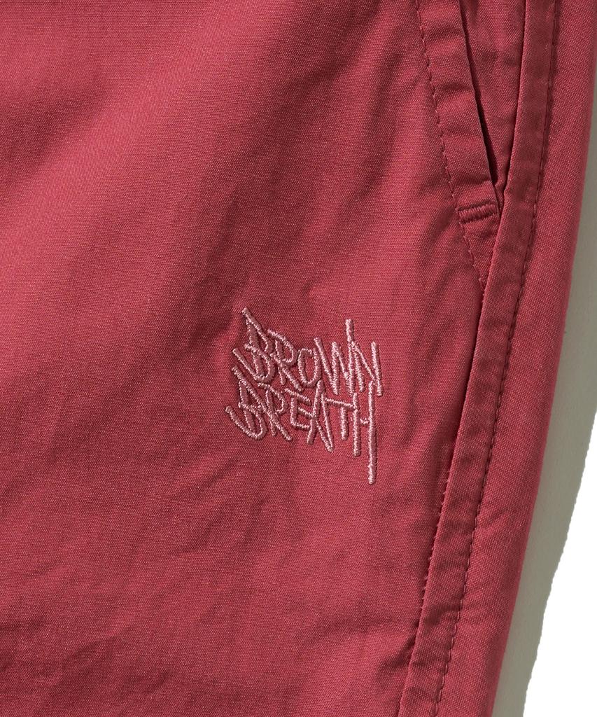 BROWNBREATH Tag Washed Cargo Pants - Indy Pink