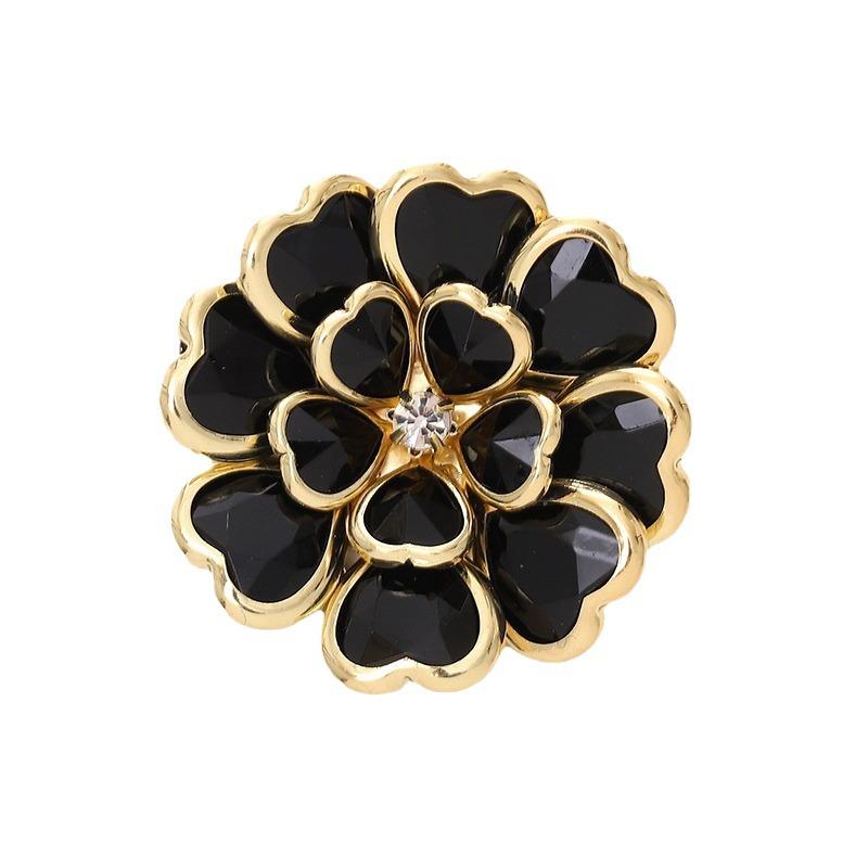 Handmade Acrylic Camellia Rhinestone Garment and Jewelry Decorations