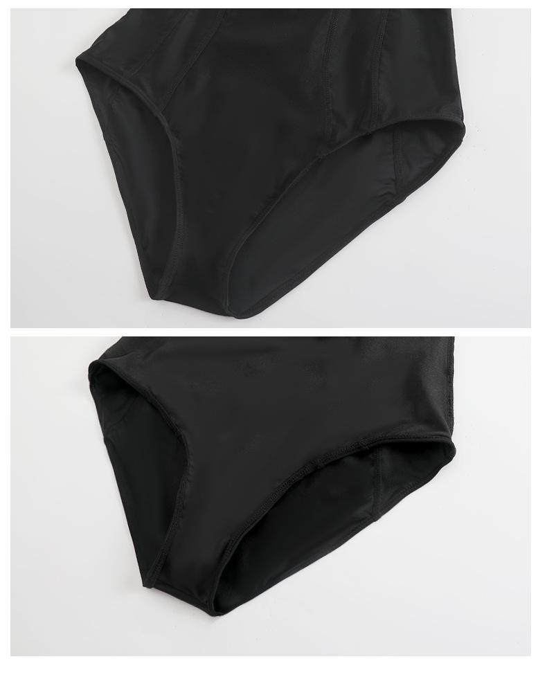 Bañador de Manga Larga de Secado Rápido con Cuello Alto para Mujer - Protector Solar, de una Pieza para Surf, Buceo, Snorkel, Vacaciones en la Playa