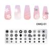 DIY Stainless Steel Rectangular Nail Art Stamping Plate