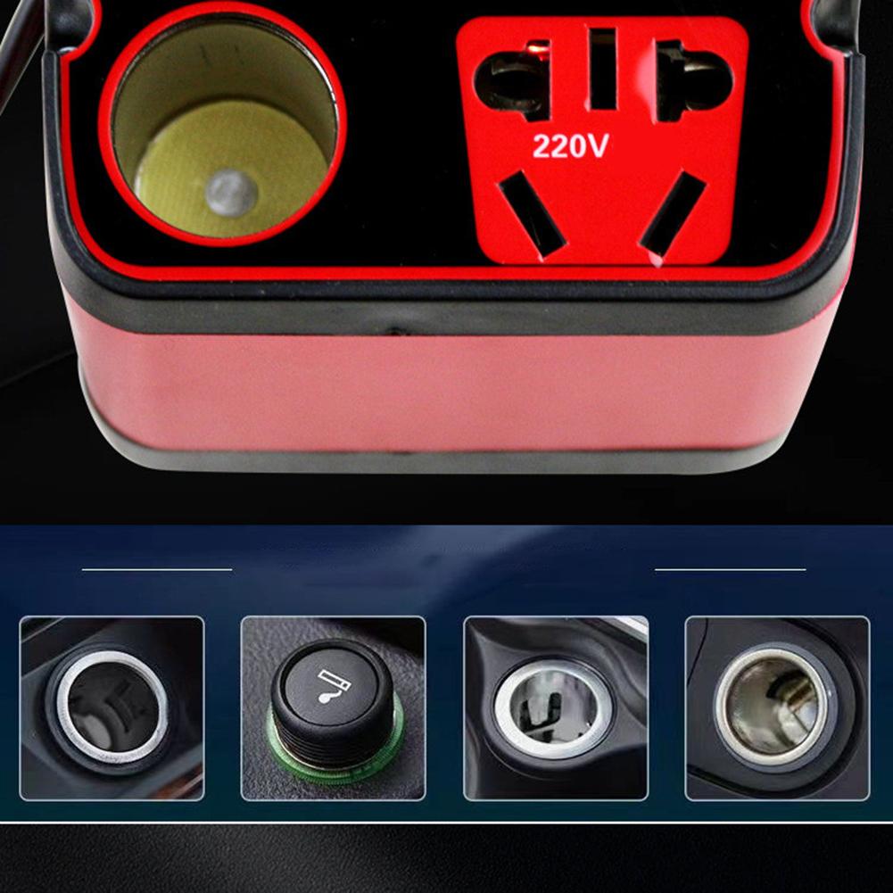 Easily Convert Car Battery with Compact 12V To AC Inverter Adapter