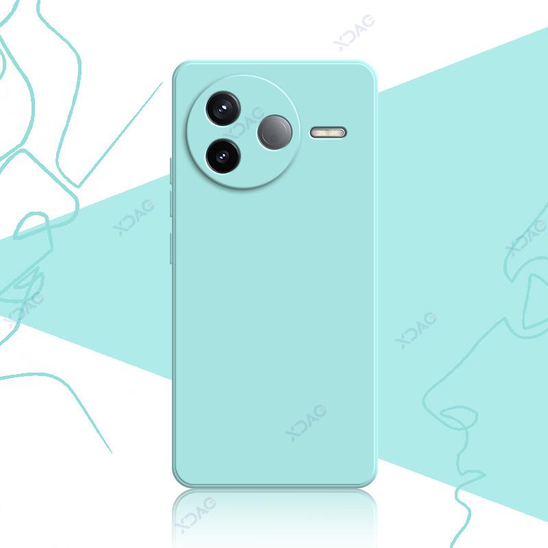 Mobile Phone Cases for Xiaomi Redmi K80 Pro 5G 6.67" RedmiK80 K80Pro 360 Soft Luxury Square Liquid Silicone Back Covers