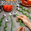 Halloween Augapfel Grün Chenille Pfeifenreiniger Stiele DIY Hängende Dekoration Einsatz