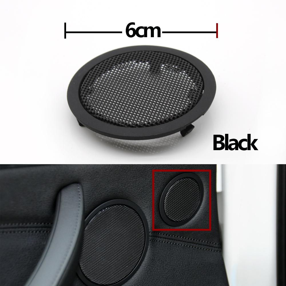 Interior Rear Door Small Round Tweeter Loudspeaker Cover For BMW X5 X6 E70 E71 E72 2007-2013 5 Series GT F07 2010-2017