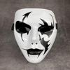 Barnemaske Halloween rekvisitter Masquerade full ansiktsmaske Hip Hop Voksen Håndmalt Hvit Street Dance Menn Voksen Maske