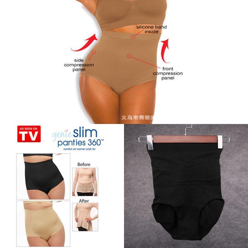 Seamless High-waist Body-shaping Panties Breathable Nylon Fabric For Postpartum Women