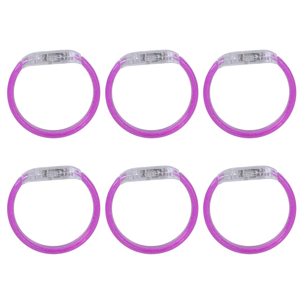 LED Leuchtarmbänder Kunststoff Mehrfarbig für Musikfestivals und Geburtstagsfeiern Elegante Party-Accessoires
