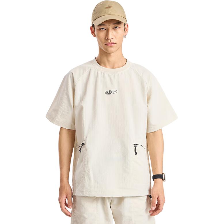Keen T Shirts Unisex White Crew Neck Moderate 1030742 L