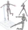 Drawing Model Figuarts Body-chan Male and Female Drawing Mannequin Figure Model Doll Body Manga Model Drawing with Stand Doll Type Body