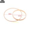 Wooden Hoops DIY Weaving Tools Round Wooden Knitting Loom Handmade Wall Hangings Crafts Home Garden Wall Decoration