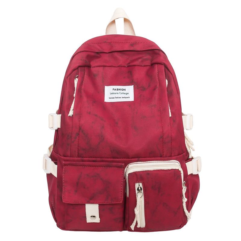 New schoolbag cute girl campus backpack small fresh large capacity junior high school backpack