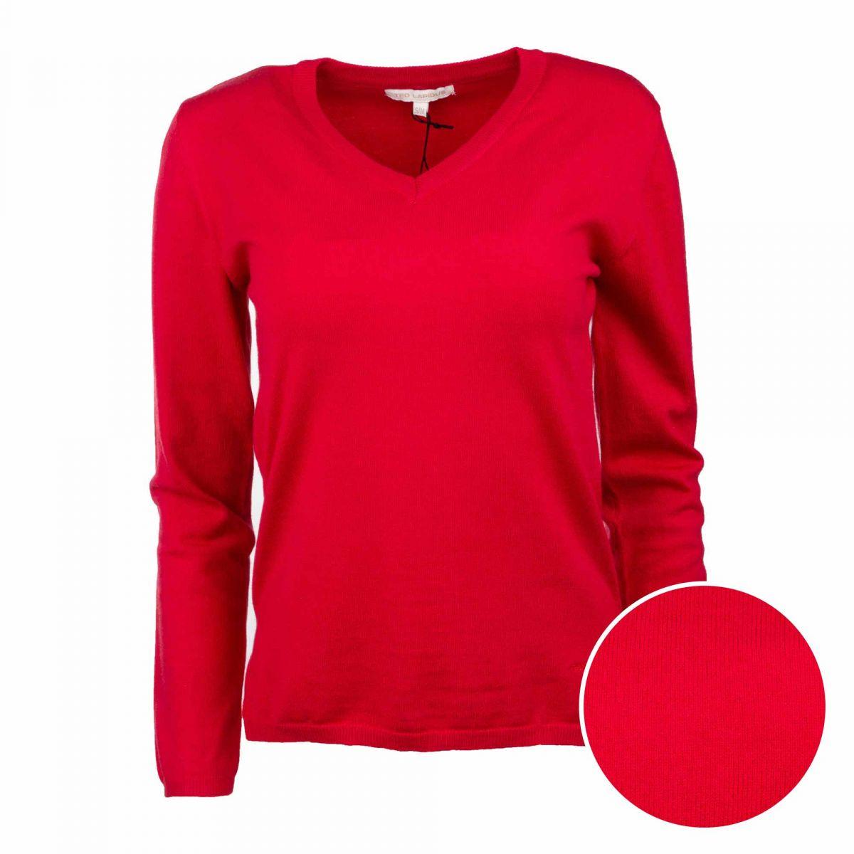 Pull col V cachemire Femme TED LAPIDUS acheter à prix bas