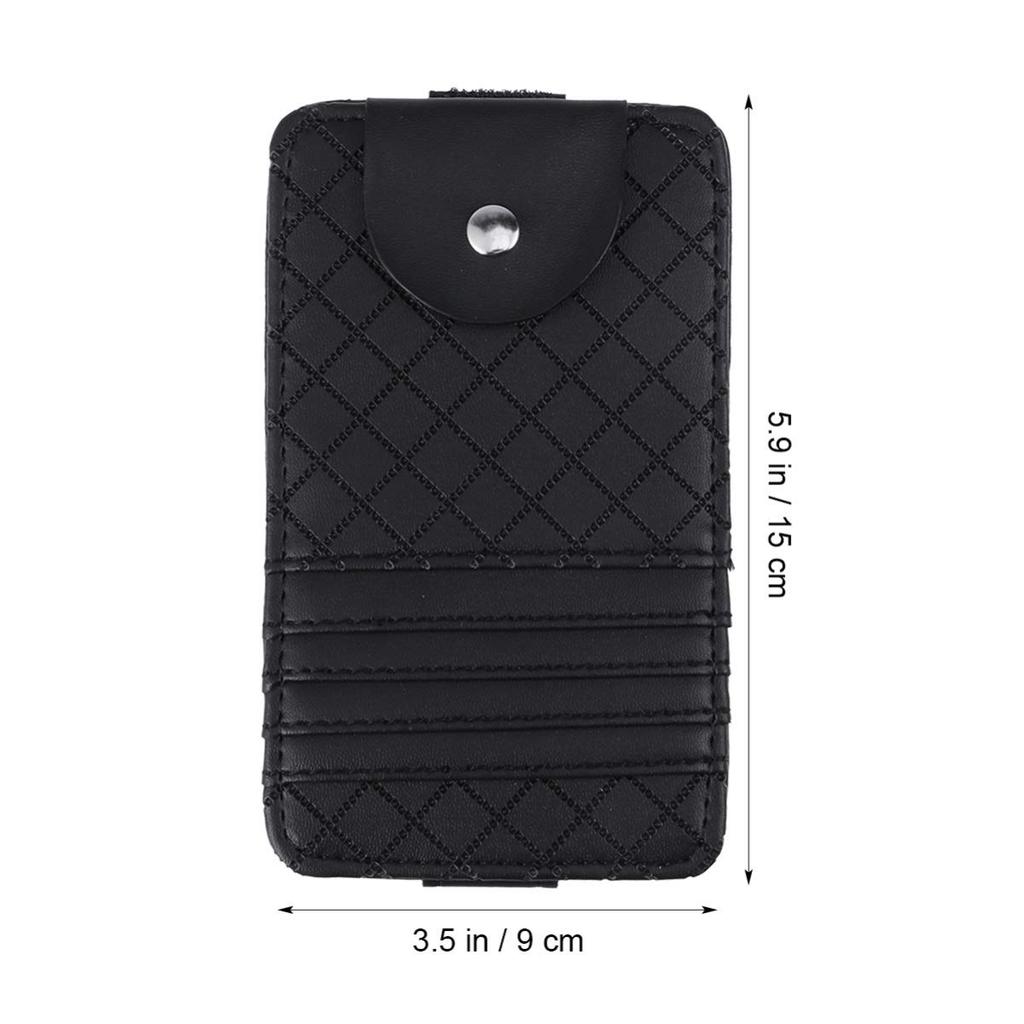 VORCOOL Car Sun Visor Pocket Car Organizer Sunglasses Holder Card Holder Small Storage