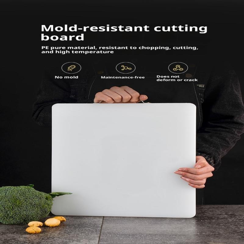 Těžká Silná Krájecí Deska PE 2CM Silná Plastová Krájecí Deska Protiskluzová Kuchyňská Podložka na Krájení