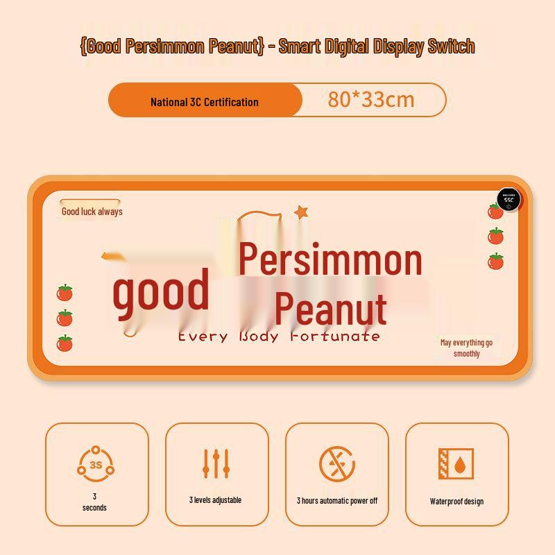 Large Cartoon Heated Mouse Pad - Warm Desk and Hand Warmer