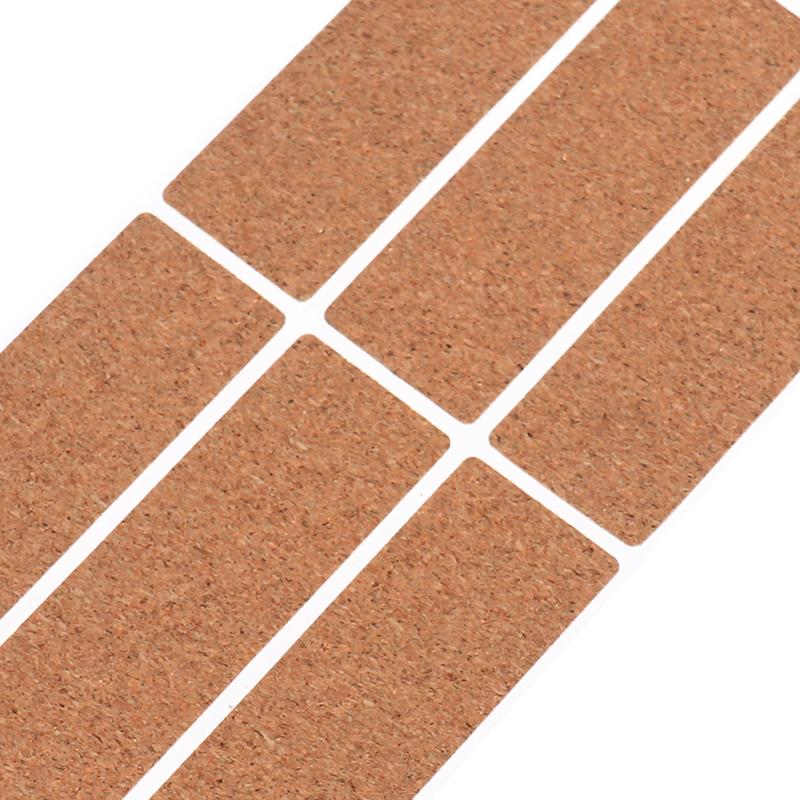 3-96Pcs Oak Wooden Labels Stickers Craft Essential Bottle Self-Adhesive Stickers