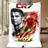 Coperta Tema Cristiano Ronaldo Morbida Coperta in Flanella Morbida Coperta Plaid Peluche Coperta Accogliente per Divano Letto per Arredamento Casa