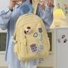 High-value schoolbag female junior high school student large-capacity backpack college student backpack lightweight travel computer backpack