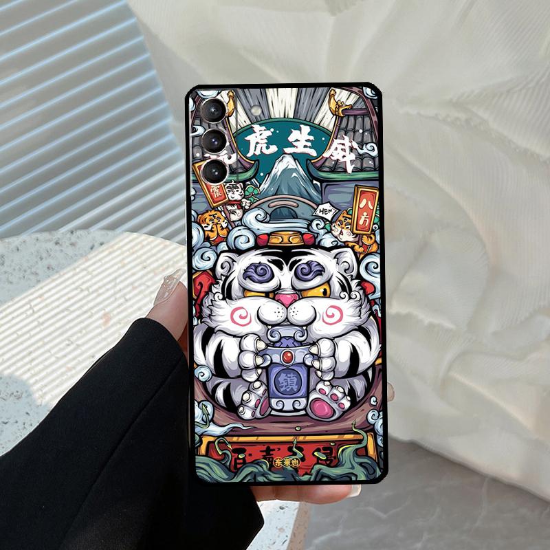 blessing lucky cat Case For Samsung Galaxy S24 Ultra S21 S22 S23 S25 S26 Ultra S10 Plus S20 S25 FE Cover Funda
