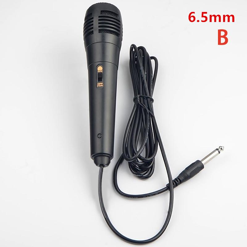 Professionelles kabelgebundenes dynamisches Mikrofon Gesangsmikrofon für Karaoke-Aufnahmen 6,35 mm / 3,5 mm Sprachrohr