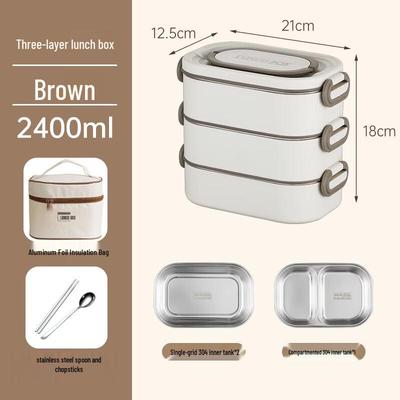 304 Stainless Steel Stackable Lunch Box