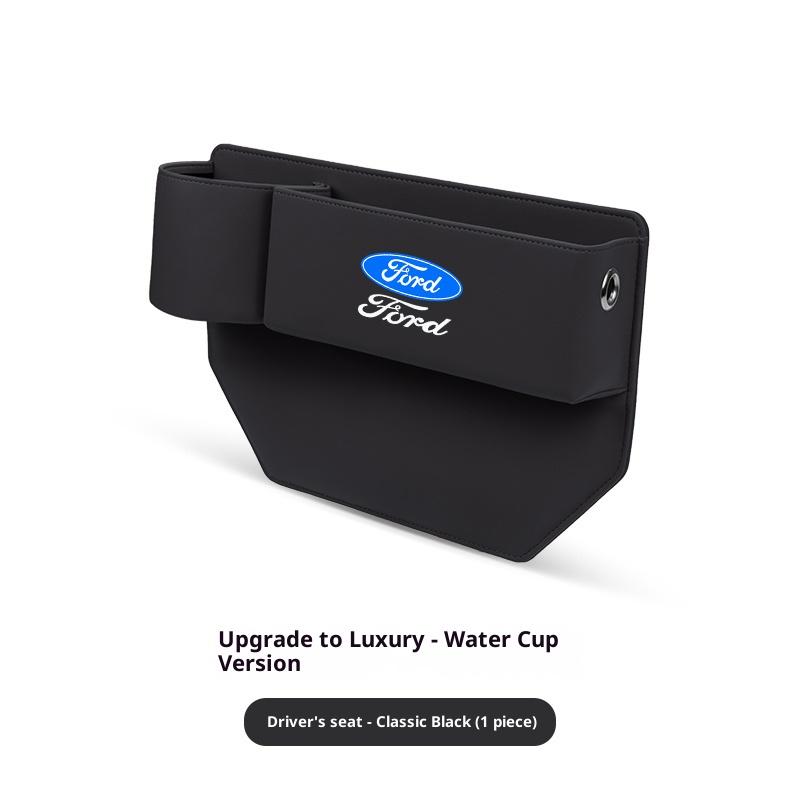 For Ford Mondeo Focus Explorer Escape Kuga Everest Bronco F-150 Ranger Transit Car Leather Seat Gap Storage Box CVX1