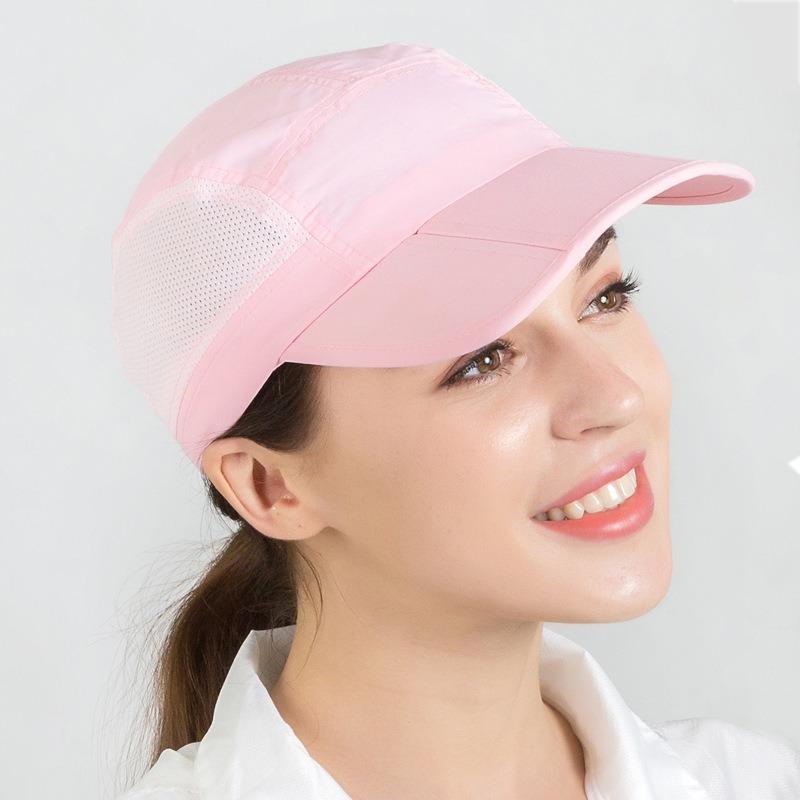 Outdoor Men's and Women's Folding Easy-to-carry Cap Sweat-absorbing Breathable Quick-drying Sun Protection Cap Fishing Cap Sports Baseball Cap