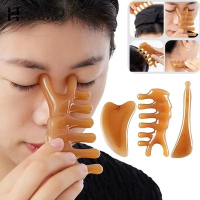 Skin Scraping Resin Massage Board Face Eye SPA Massager Plate For Neck Back Body Legs Hands Promote Blood Circulation