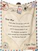 Idea Gifts For Dad Blankets for Father's Day Mother's Day Anniversary Birthday Thanksgiving for Mom Uncle Aunt Grandpa Grandma