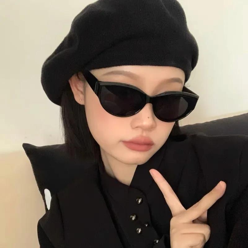 New Style Small Cat Eye Sun Glasses Fashion Style Women's Oval Eyeglasses Vintage Style Brand Elliptic Sun Eyeglasses for Female Shades UV400