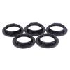 5Pcs E14 / E27 Lampshade Collar Rings Threaded Candelabra Base Retainer Lock Light Shades Socket Reducing Ring Bulb Holder