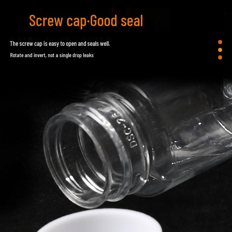 Food Grade PET Polyester Bottle with Tear-off Cap, 100ml/500ml